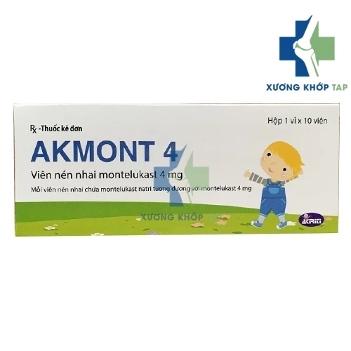 Akmont 4 - Thuốc ngăn ngừa co thắt phế quản