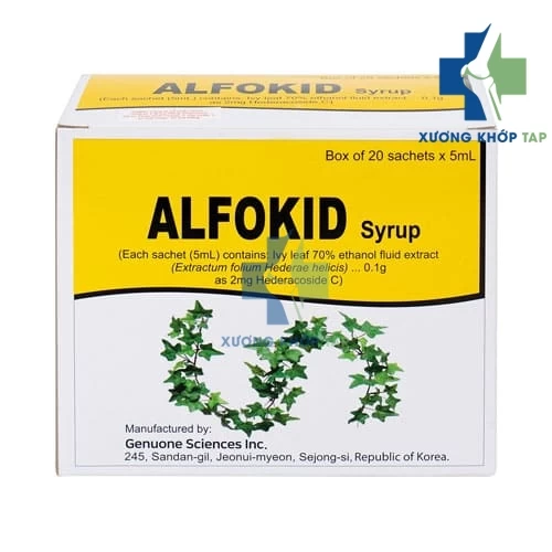 Alfokid Syrup - Siro trị ho, long đờm của Hàn Quốc