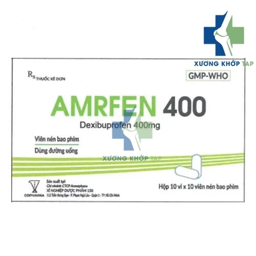 Amrfen 400 - Thuốc điều trị các triệu chứng viêm khớp