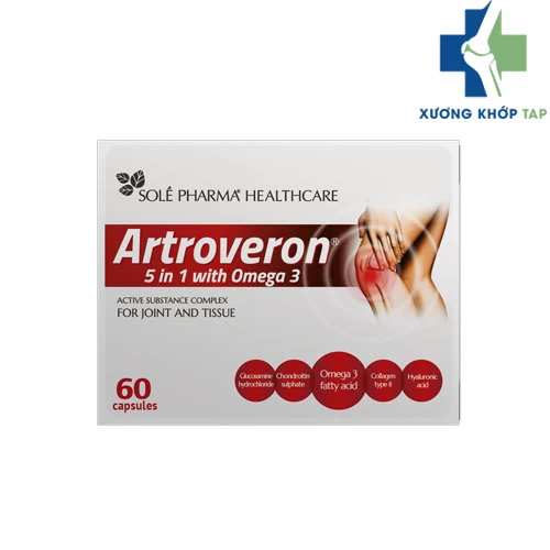 Artroveron 5 in 1 Complex With Omega-3 - Hỗ trợ điều trị viêm khớp