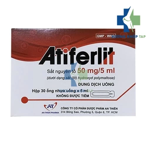 Atiferlit - Phòng ngừa và điều trị thiếu máu do thiếu sắt