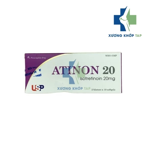 Atinon 20 - Thuốc điều trị bệnh trứng cá nặng