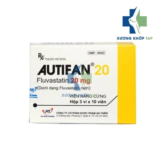 Autifan 20 - Thuốc điều trị rối loạn lipid huyết