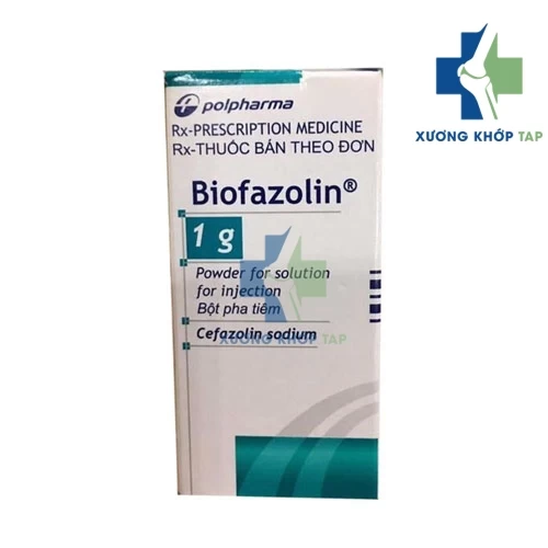 Biofazolin 1g - Thuốc trị nhiễm khuẩn dạng tiêm của Ba Lan
