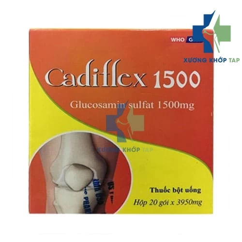 Cadiflex 1500 - Thuốc điều trị viêm khớp gối nhẹ và trung bình