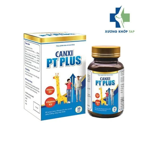 Canxi PT Plus - Giúp bổ sung canxi và vitamin D3 cho cơ thể