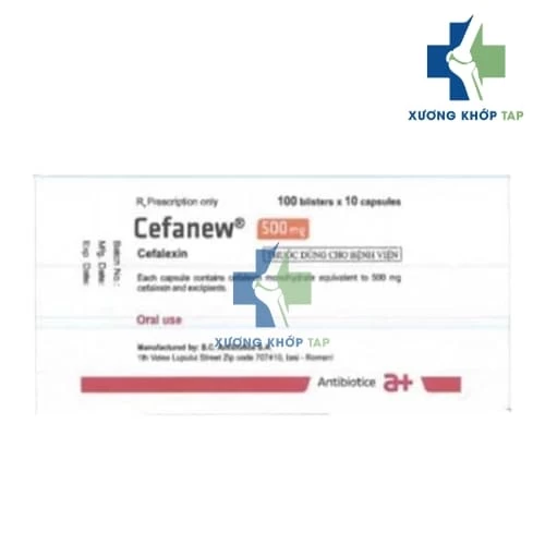 Cefanew - Cefalexin 500mg Antibiotice