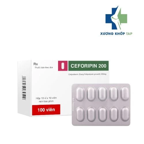 Ceforipin 200 - Điều trị nhiễm khuẩn do vi khuẩn nhạy cảm