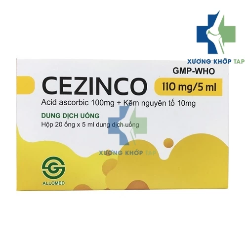 Cezinco - Thuốc phòng ngừa thiếu vitamin C hoặc kẽm