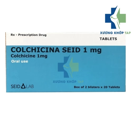 Colchicina Seid 1mg - Thuốc điều trị dự phòng viêm khớp gout