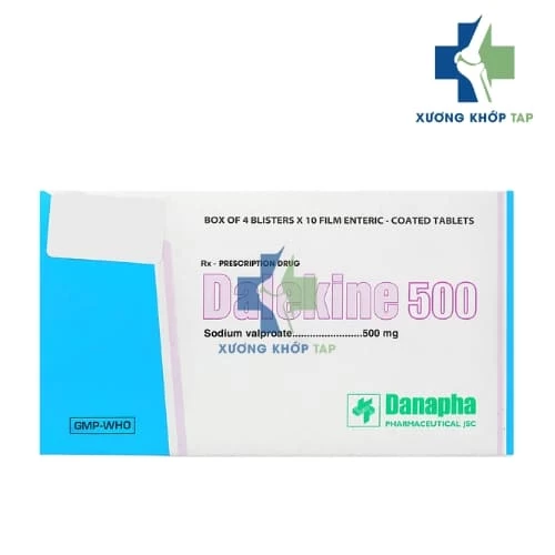 Dalekine 500 - Natri valproat 500mg Danapha