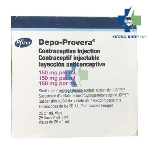 Depo Provera 150mg/ml - Medroxiprogesterona tiêm Pfizer