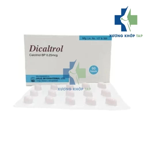 Dicaltrol - Thuốc điều trị loãng xương, loạn dưỡng xương