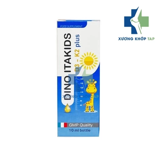 Dino Itakids D3 K2 Plus - Giúp bổ sung vitamin D3, K2 cho cơ thể