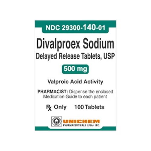 Divalproex Sodium Delayed-release 500mg Unichem Pharma