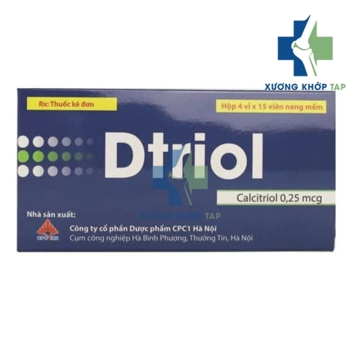 Dtriol - Thuốc điều trị chứng hạ canxi huyết do suy cận giáp