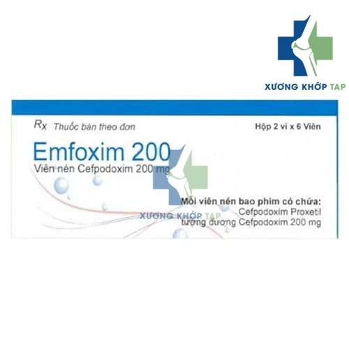 Emfoxim 200 - Thuốc điều trị viêm tai giữa