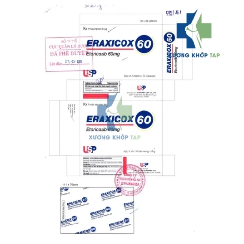 Eraxicox 60 - Điều trị viêm cột sống dính khớp
