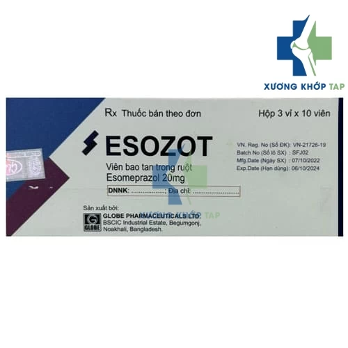 Esozot - Điều trị vết loét thực quản do trào ngược