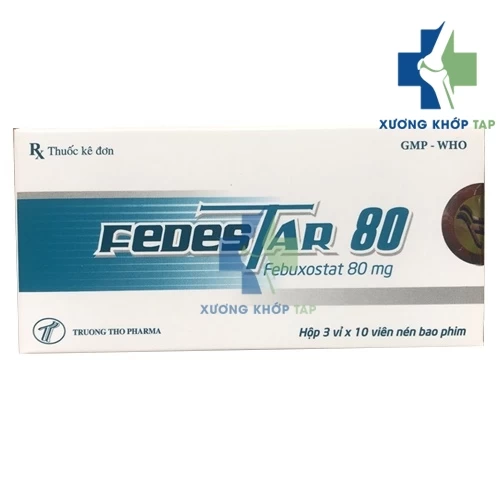 Fedestar 80 - Thuốc điều trị tăng acid Uric máu