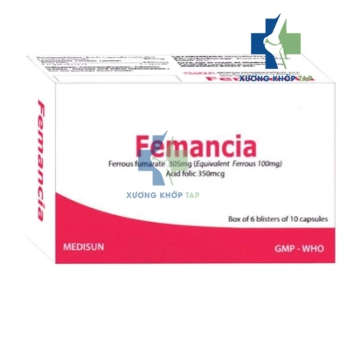 Femancia - Điều trị thiếu máu do thiếu sắt