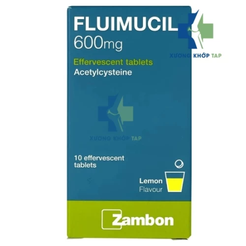 Fluimucil 600mg - Điều trị nhiễm trùng đường hô hấp