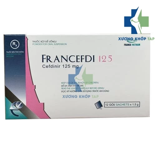 Francefdi 125 - Thuốc điều trị nhiễm khuẩn da