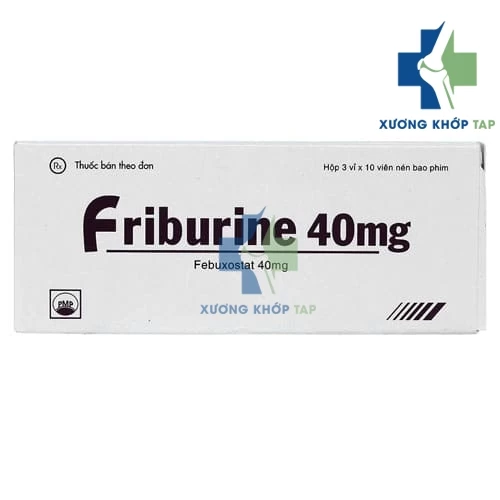 Friburine 40mg - Thuốc điều trị gout mạn tính