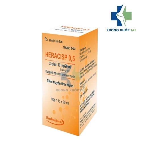 Heracisp 0,5 - Cisplatin 0,5mg/ml Herabiopharm