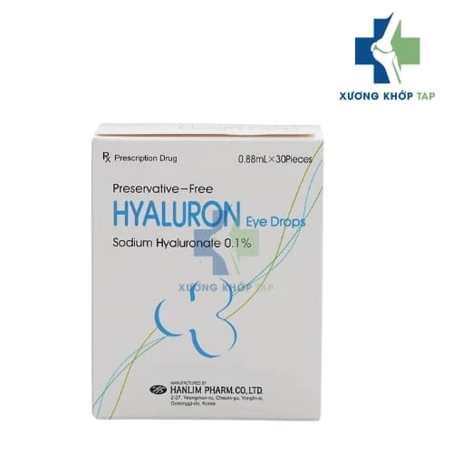 Hyaluron Eye Drops - Sodium hyaluronate 0,88mg/0,88ml Hanlim