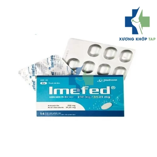 Imefed 250mg/31.25mg Imexpharm (viên)