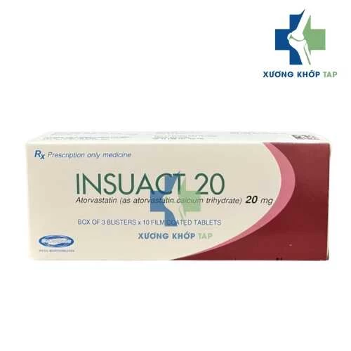Insuact 20 - Atorvastatin 20mg Savipharm