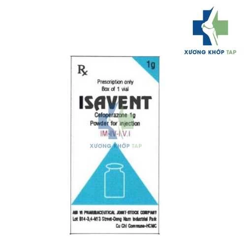 Isavent - Cefoperazon 1g Amvi Pharm