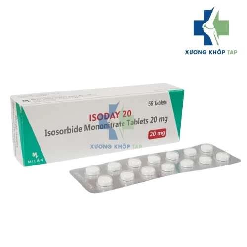 Isoday 20 - Isosorbid mononitrat 20mg Milan Laboratories