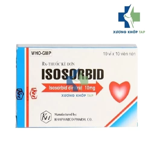 Isosorbid - Isosorbid dinitrat 10mg Khapharco