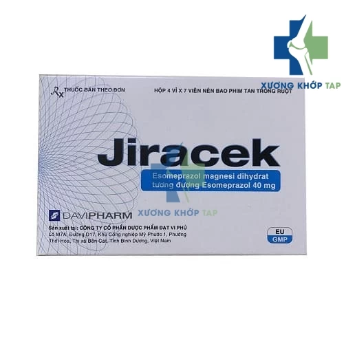 Jiracek 40mg - Phòng ngừa tình trạng loét dạ dày