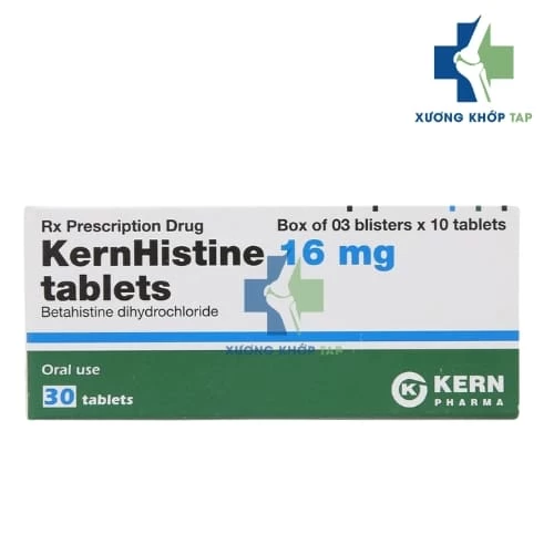 Kernhistine 16mg Tablet - Betahistin Kern Pharma