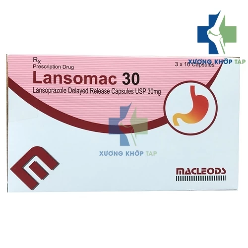 Lansomac 30 - Điều trị bệnh trào ngược dạ dày - thực quản