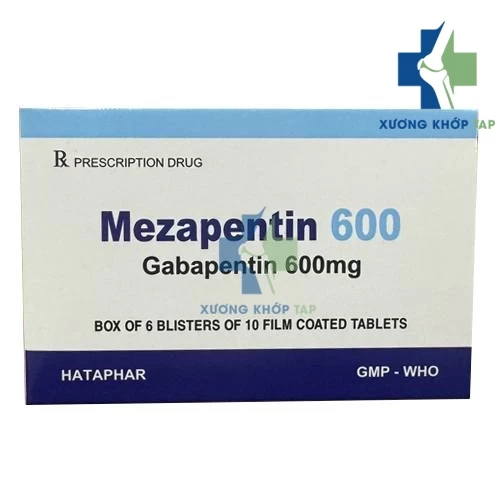 Mezapentin 600 - Thuốc điều trị các cơn động kinh cục bộ