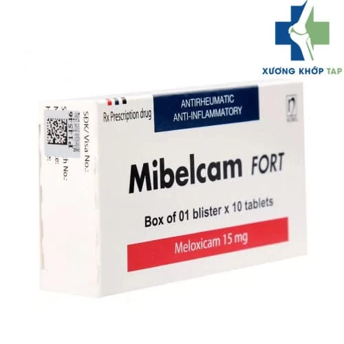 Mibelcam Fort 15mg - Thuốc điều trị bệnh viêm xương khớp