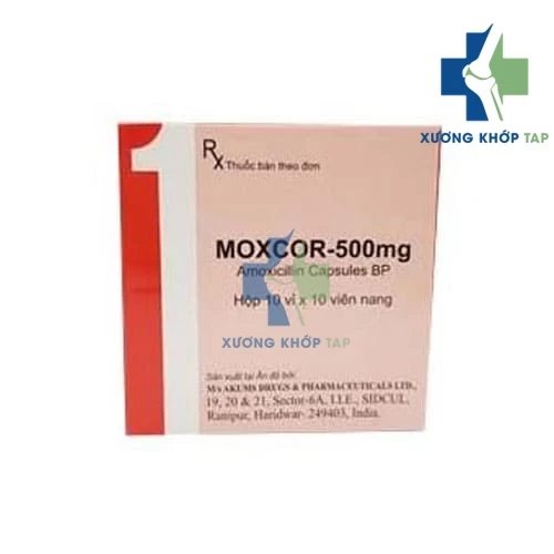 Moxcor-500mg - Điều trị nhiễm khuẩn đường hô hấp trên