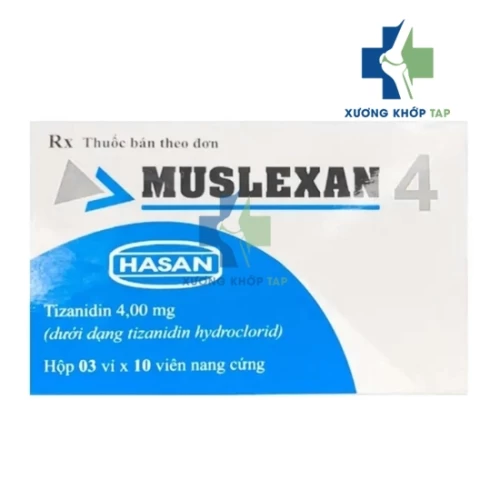 Muslexan 4 - Thuốc điều trị co cơ gây đau do rối loạn thần kinh
