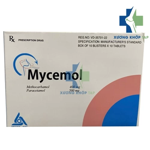 Mycemol - Thuốc điều trị các cơn đau xương khớp cấp tính