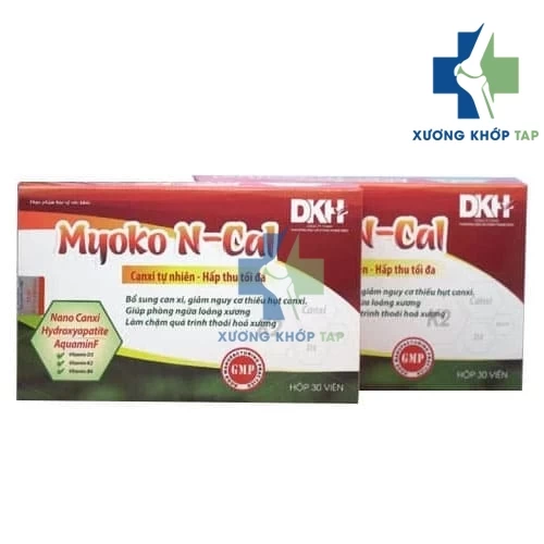 Myoko N-Cal -  Hỗ trợ bổ sung canxi, phòng ngừa loãng xương