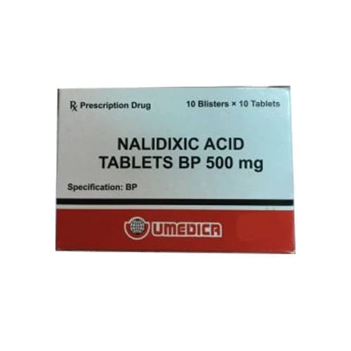Nalidixic Acid Tablets BP. 500mg - Hộp 10 vỉ x 10 viên