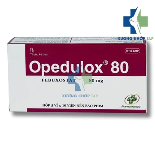 Opedulox 80 OPV - Thuốc điều trị tăng acid uric huyết mạn tính