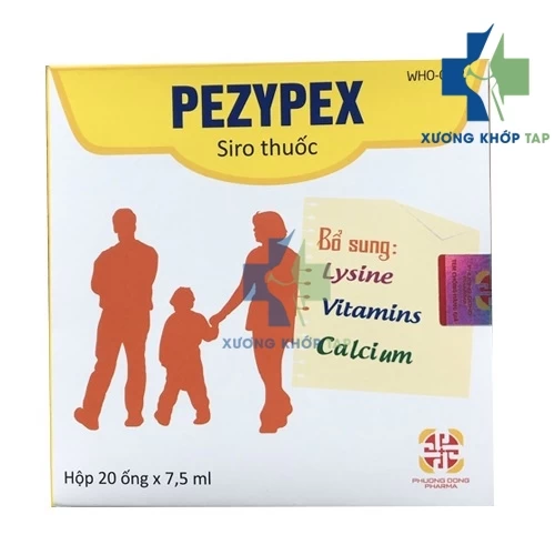 Pezypex - Hỗ trợ bổ sung canxi và vitamin cho cơ thể