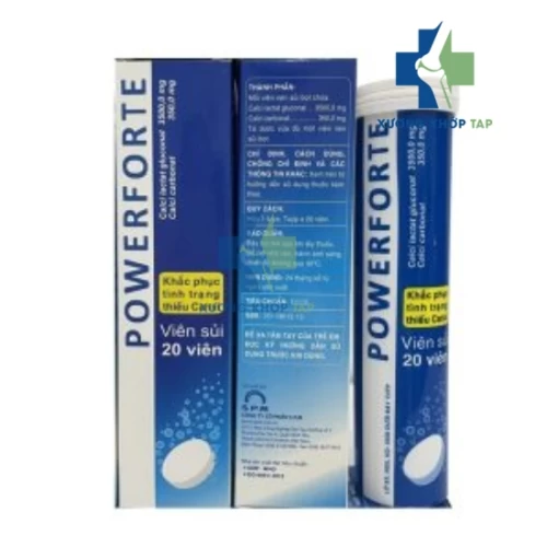 Powerforte - Thuốc điều trị và phòng ngừa thiếu hụt calci