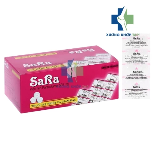 Sara - Paracetamol 500mg Patana Việt Nam