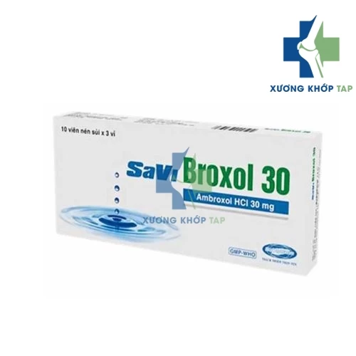 SaViBroxol 30 - Giảm triệu chứng viêm phế quản mạn tính